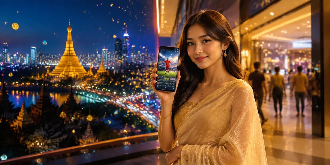 ရန်ကုန်ရှိ ရွှေတိဂုံဘုရားအနီး ဘောလုံးလောင်းကစားပုံ